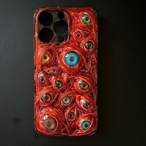 Handmade Collection Cthulhu Mythos Bloody Eyes 3D Phone Case Halloween